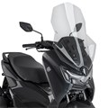 Puig ΖΕΛΑΤΙΝΑ V-TECH LINE TOURING ΓΙΑ YAMAHA NMAX 125 / TECH MAX 125 (2025-) clear