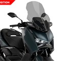 Puig ΖΕΛΑΤΙΝΑ V-TECH LINE TOURING ΓΙΑ YAMAHA XMAX 125 / 300 / TECH MAX (2023-) smoke
