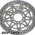 Δισκόπλακα εμπρός X-GEAR  SUZUKI GSX R 600 04-05