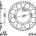 Rear sprocket JT JTR477 43 Teeth