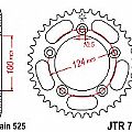 Γρανάζι JT Πίσω JTR744 36-39 Δόντια