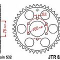 Rear sprocket JTR827 42 Teeth
