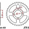 Γρανάζι JT Πίσω JTR838 45 Δόντια