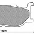 Σετ τακάκια εμπρός με ενίσχυση kevlar NEWFREN FD183BKS για YAMAHA XP 500 T MAX (01)