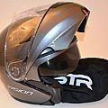 Helmet open-close STR ABS/VISION silver