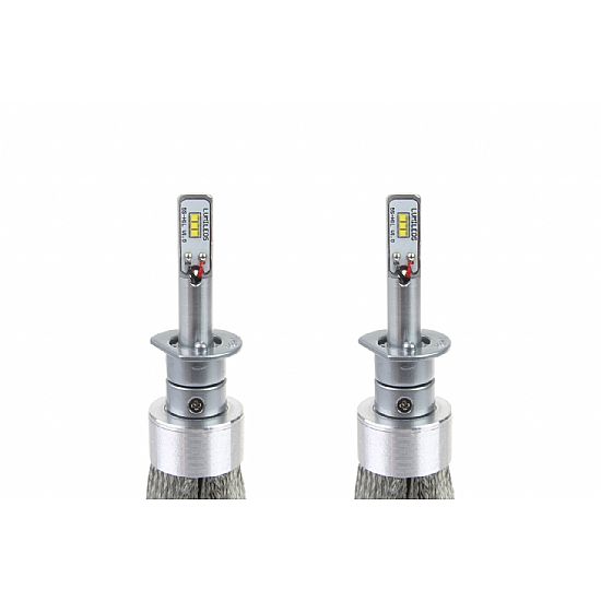 Λάμπες LED Σετ AMIO H1 RS+ SLIM SERIES 12-36V 50W 6000K 3500lm +200% LUXEON ZES LED CAN-BUS (ΨΥΚΤΡΑ ΛΕΠΙΔΕΣ ΦΤΕΡΟΥ) 2 ΤΕΜ.
