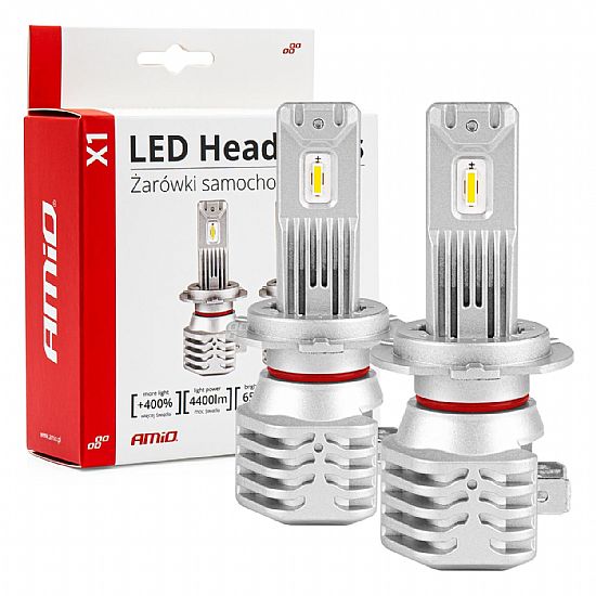 LED Headlights X1 Series H7/H18 AMiO-02966
