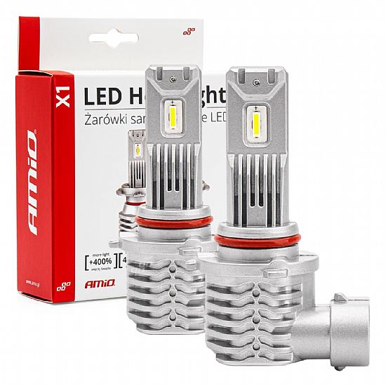 LED Headlights X1 Series HB4 9006 AMiO-02969