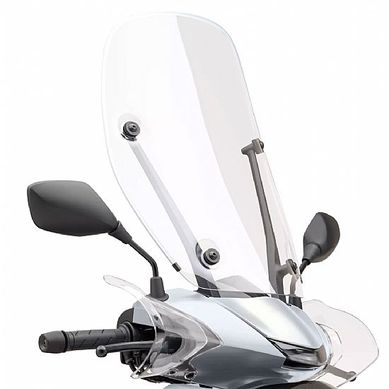Windshield Genuine Honda Mat Coal Black Metallic 46cm SH350 2025-26