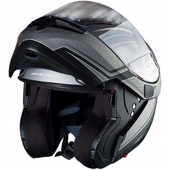 Κράνος Ανοιγόμενο MT Helmets Optimus SV SPDX One Μαύρο Ανθρακί