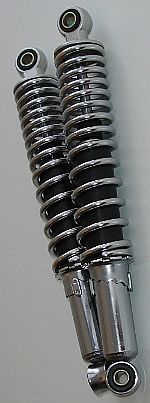 Rear set absorber 26 cm chrome