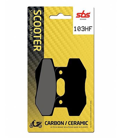 Motorcycle Brake pads SBS 103HF FA86 SCOOTER 50-124CCM(A9/125-FR,TREVIS125-FR