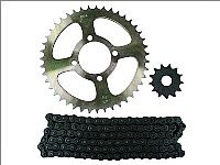 Σετ γρανάζια και αλυσίδα κίνησης WHEEL POWER για CRYPTON 115