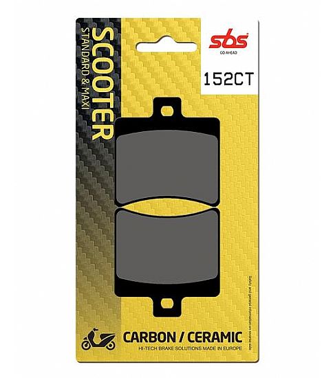 Τακάκια μοτοσυκλετών SBS 152CT SFA298 MAXI SCOOTER 125-249CCM