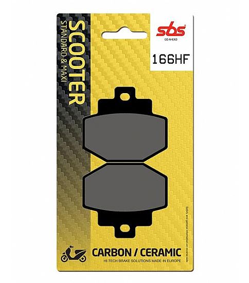 Σετ Τακάκια Πίσω SBS 166HF SFA321 Vespa GTS 250-300