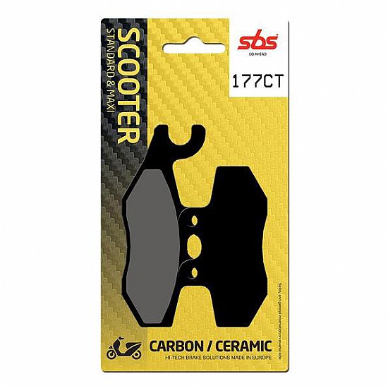 Σετ Τακάκια Πίσω SBS 177CT FA353 MAXI SCOOTER 125-249CCM