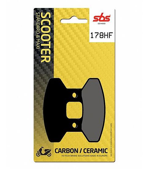 Τακάκια μοτοσυκλετών SBS 178HF FA306 SCOOTER 50-124CCM