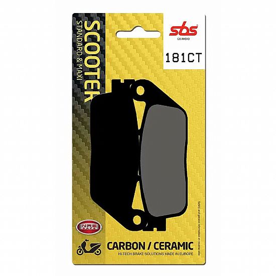 Motorcycle Brake pads SBS 181CT FA196 MAXI SCOOTER 125-249CCM
