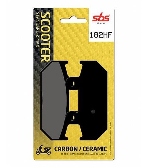 Motorcycle Brake pads SBS 182HF FA412 SCOOTER 50-124CCM