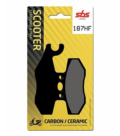 Motorcycle Brake pads SBS 187HF FA418 SCOOTER 50CC 124CCM