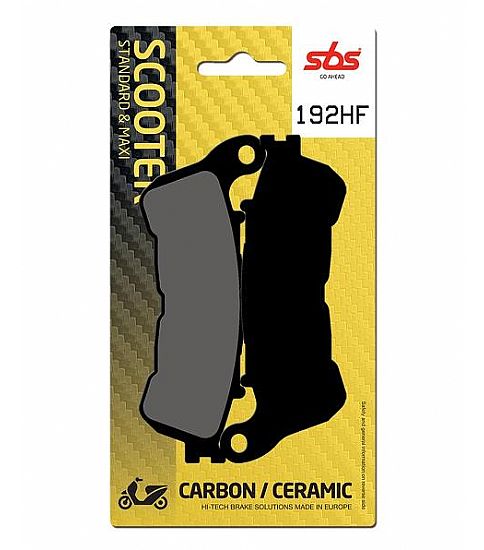 Σετ Τακάκια Εμπρός SBS 192HF FA388 SCOOTER 50-124CCM