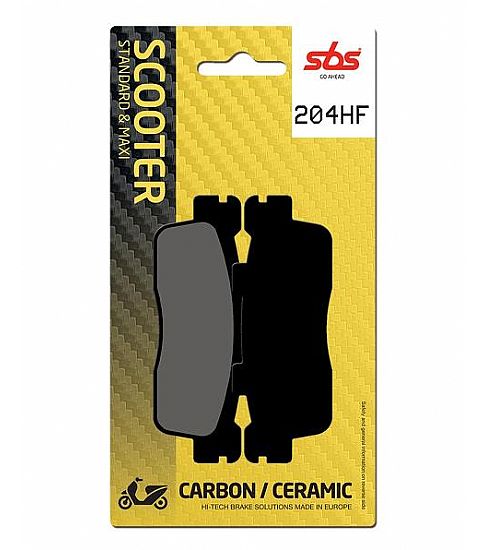 Τακάκια πίσω  SBS 204HF FA498 SCOOTER 50-124CCM