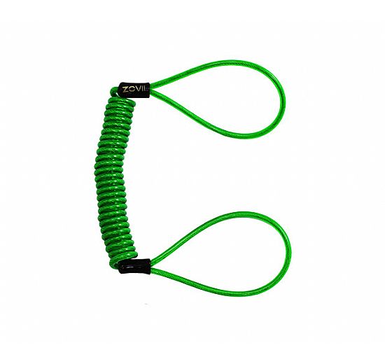 Disc lock reminder cable Zovii Green Fluo