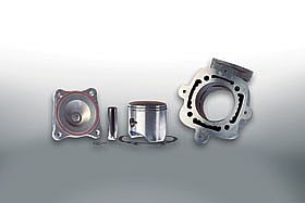 Kit cylinder with head MALOSSI Piaggio 125 - 180 2t aluminioum