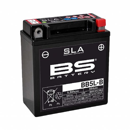 Honda BS Battery SLA BB5L-B (YB5L-B) 5.3Ah