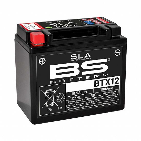 Honda BS Battery SLA BTX12 10.5Ah