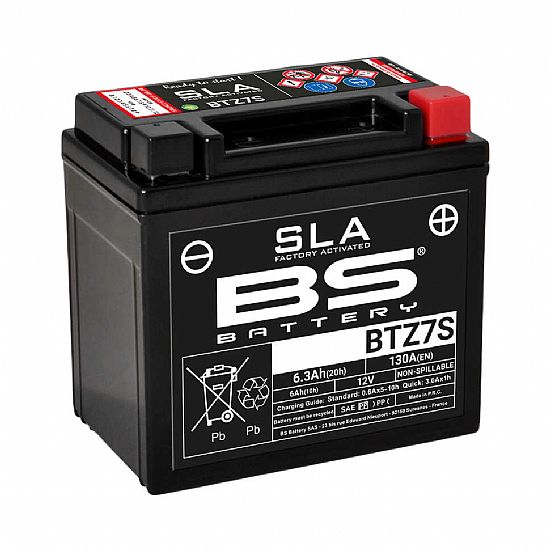 Honda BS Battery SLA BTZ7S 6.3Ah