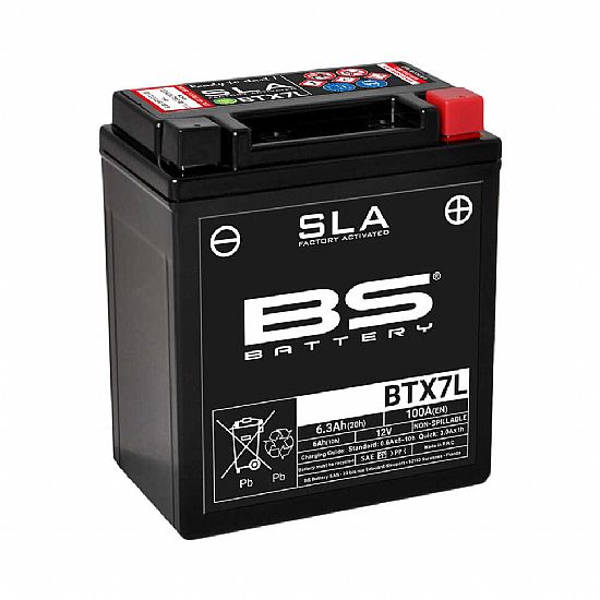 Honda BS Battery SLA BTX7L 6.3Ah