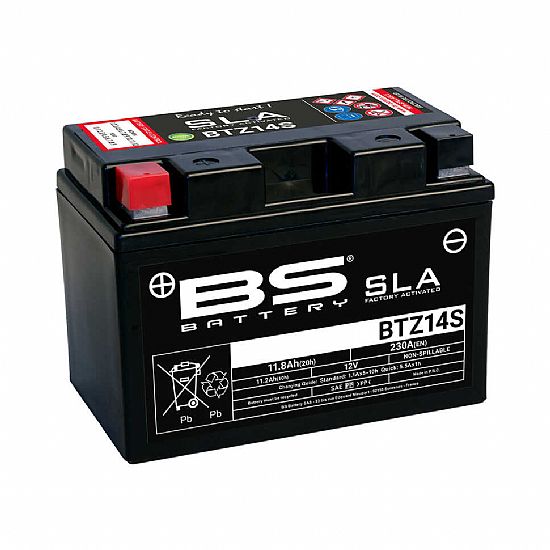 Honda BS Battery SLA BTZ14S 11.8Ah