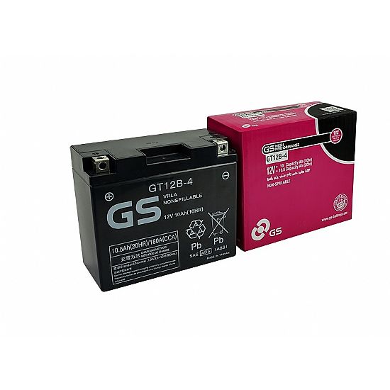 Μπαταρία μοτό GS GT12B-4 ( YT12B-4 ) YAMAHA FAZER / R1 / TDM850 / 900 - DUCATI