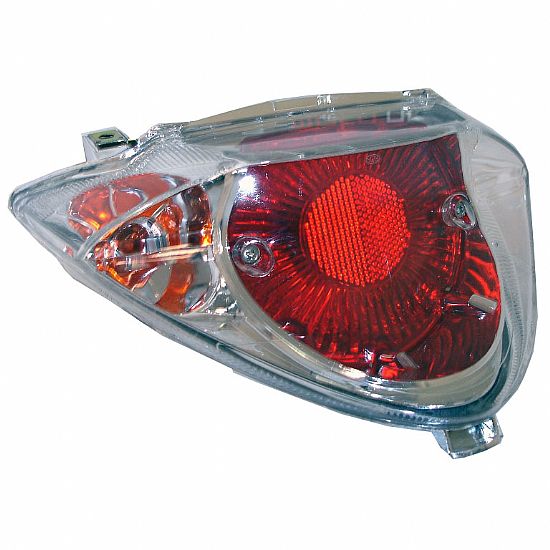 Φανάρι Πίσω YAMAHA CRYPTON-X 135 με φλας και λευκό κρύσταλλο
