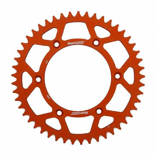 Rear Sprocket Supersprox Aluminium Orange 52T