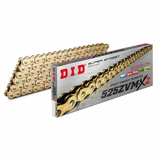 Drive chain DID X’ring gold super strong 525ZVMXGG X 126