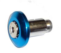 Counterweight handlbar for moto and scooter blue