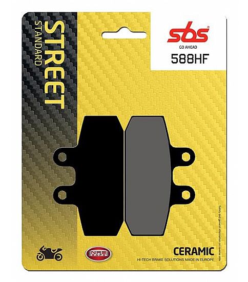 Motorcycle Brake pads SBS 588HF FA256 STD FR/RR
