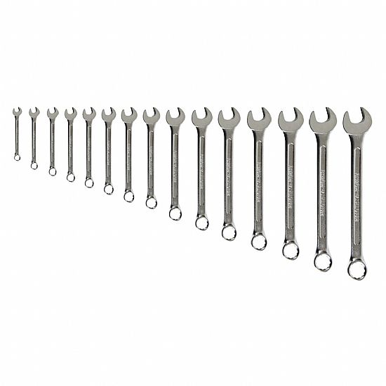 Lampa Set 15 combination open & ringed spanner 6-23mm