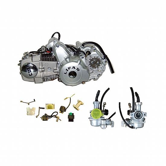Κινητήρας κομπλέ 125cc LIFAN με μίζα και μεγάλες βαλβίδες