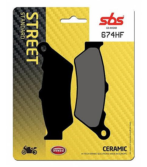 Motorcycle Brake pads SBS 674HF FA209-FA209/2 STD RR