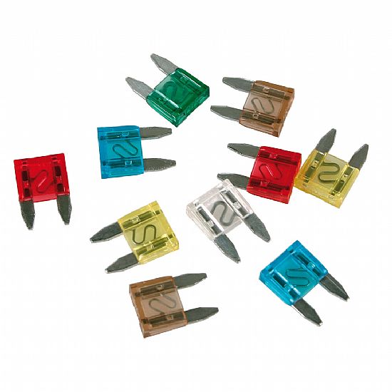 Lampa Set 10 assorted micro-blade fuses 12/32V