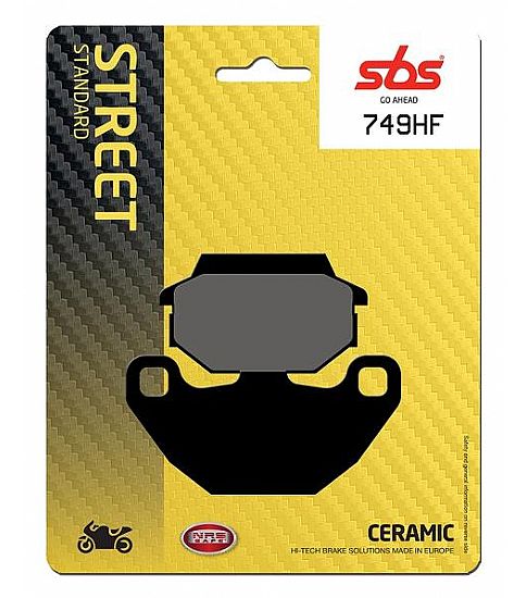Motorcycle Brake pads SBS 749HF FA305 STD FR/RR