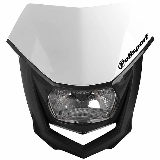 Polisport Halo Headlight Black-White