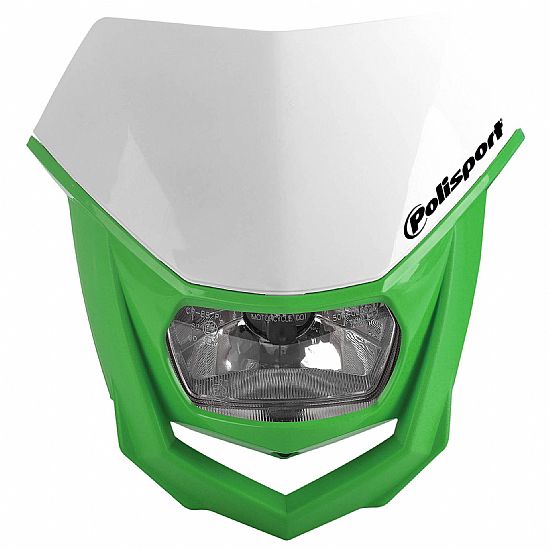 Polisport Halo Headlight Green-White