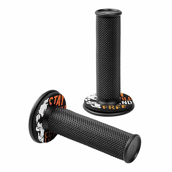 Lampa Donut Off-Road Grips Universal Black-Orange 22MM+25MM 12CM