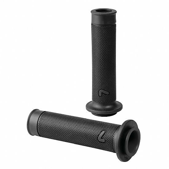 Χειρολαβές Τιμονιού Lampa Μoto Sport Ζευγάρι Μαύρο (22 mm-12cm/25mm-12,5cm)