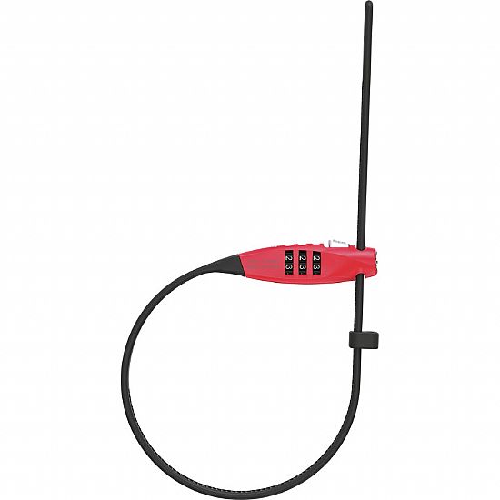 ABUS Locks Combiflex Travelguard Red