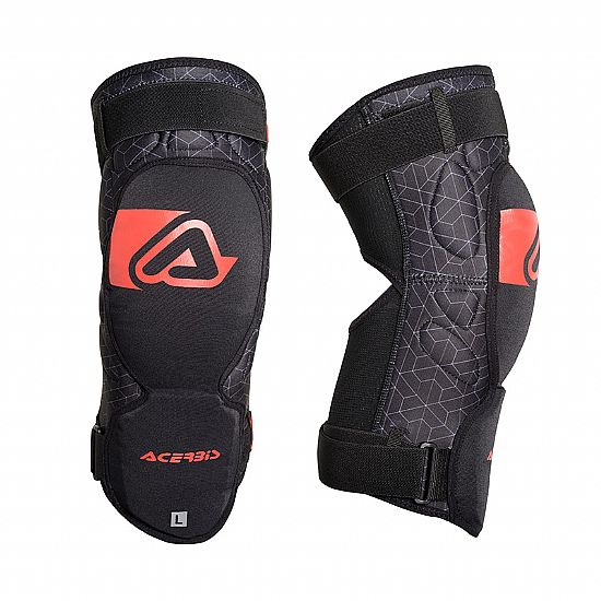 Επιγονατίδες Acerbis X-Knee Μαύρο Κόκκινο